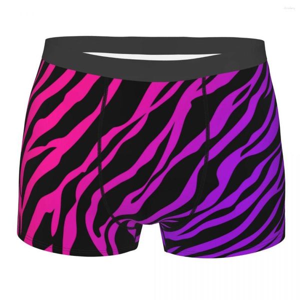 Mutande Intimo Uomo Boxer Pink Rose Zebra Boxer sexy Mutandine maschili Boxer Homme