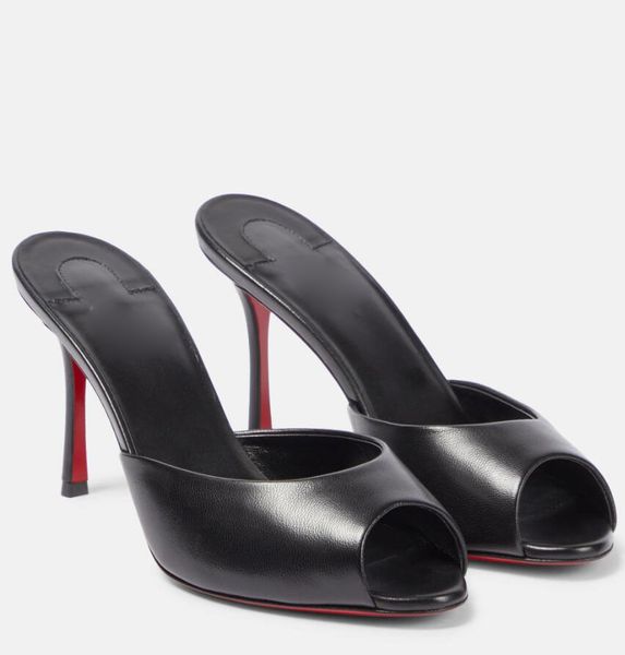 Ünlü marka kadın tasarımcı sandalet lüks kırmızı yüksek topuk me dolly strass movida sabina ayakkabı degramül stras patent patent açık ayak parmağı katırlar slayt terlik kayması