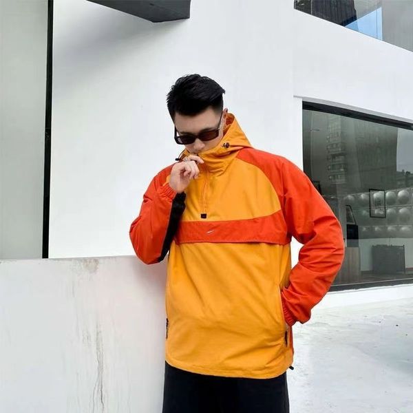 Erkek tasarımcı ceketler uzun kollu rüzgarlık adam su geçirmez spor ceket hoodies trençkotları eğitim güneş koruyucu kazak sweatshirtler sonbahar jumper kıyafetler