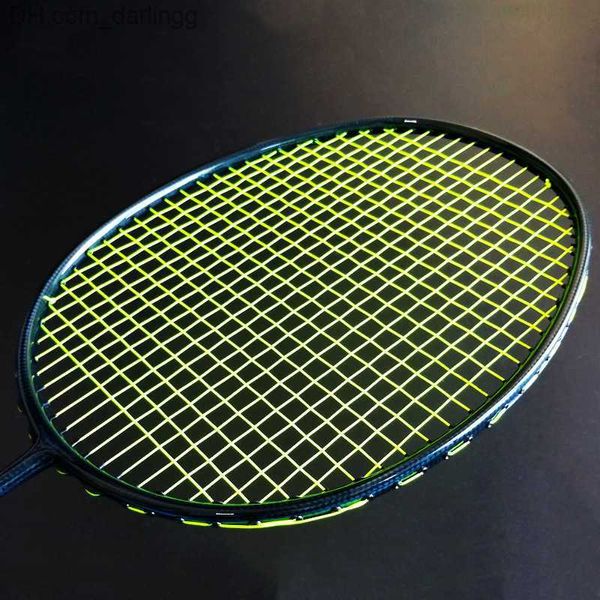 Raquetes de badminton fibra de carbono tecido 4u g5 profissional ultraleve raquetes de badminton cordas amarradas saco raquete 30lbs raquete velocidade raquete esporte q230901