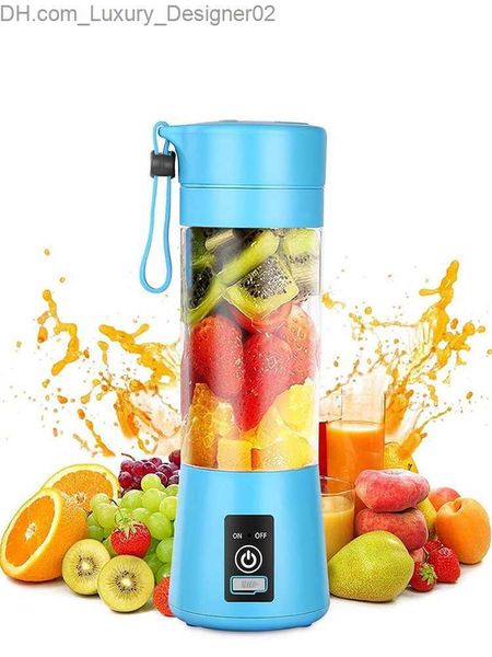 Juicers Mini Juicer Elétrico Portátil Liquidificador Fruit Smoothie Milkshake Mixer Máquina USB Recarregável Portátil Mini Portátil Juicer Cup Q230901