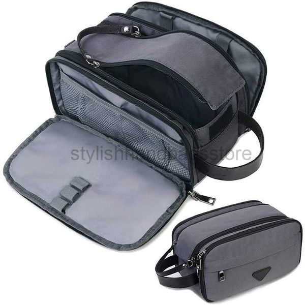 Totes organizador de viagem saco de toalete de negócios à prova dwaterproof água barbear dopp kit chuveiro masculino banheiro organizador de maquiagem bolsas elegantes bolsas loja