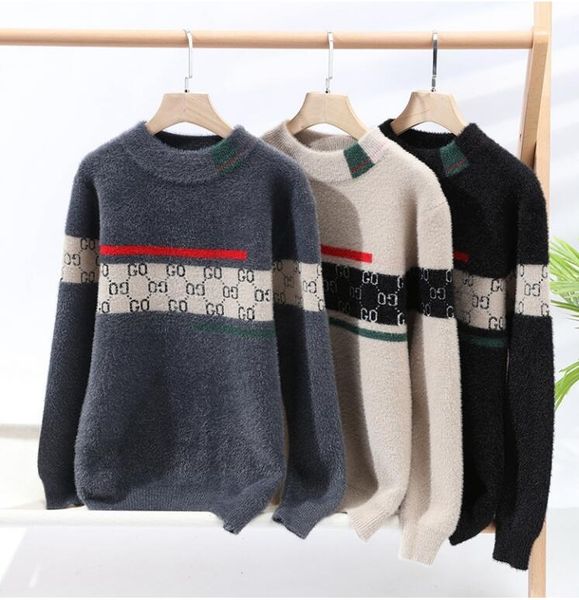 2023 divertente inverno simpatico orso maglione con stampa completa maglione pullover da uomo maglione super fire chic girocollo a maniche lunghe