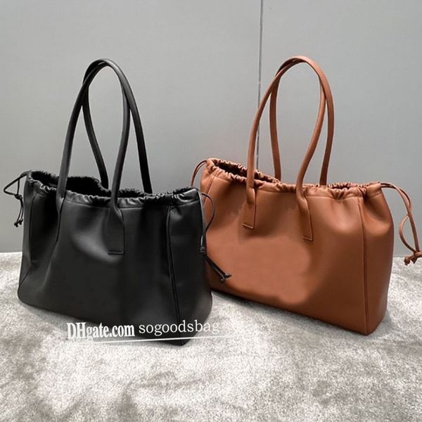 KLEINE Cabas Triomphe-Taschen, luxuriöse Damenhandtasche, modische Damen-Tragetaschen, Designer-Handtaschen, Leder-Einkaufstasche mit Kordelzug und großer Kapazität