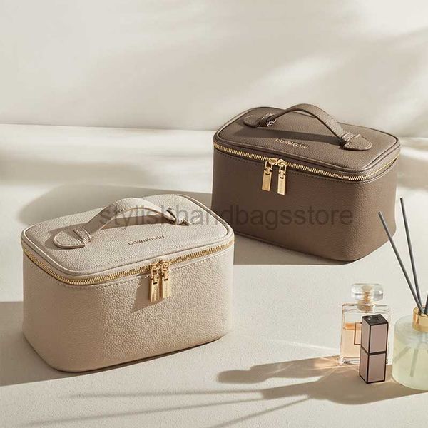 Borsa per il trucco di grande capacità Borsa per il trucco da donna Borsa per il trucco portatile impermeabile in pelle PU Consegna gratuita da donnastylishhandbagstore