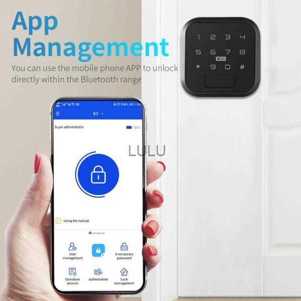 Serrature per porte Impronta digitale Smart Door Lock Password App Controllo remoto Smart Ball Serratura elettronica Tuya HKD230902