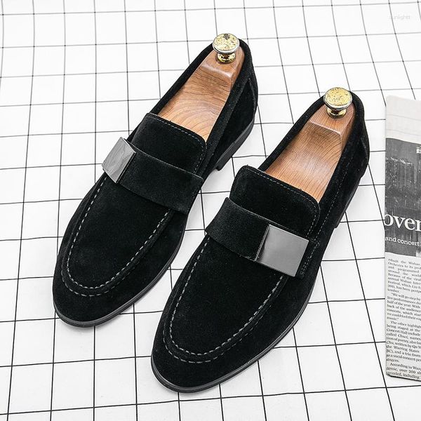 Scarpe eleganti da uomo in vera pelle casual bianche slip on comodi mocassini leggeri mocassino da guida per uomo