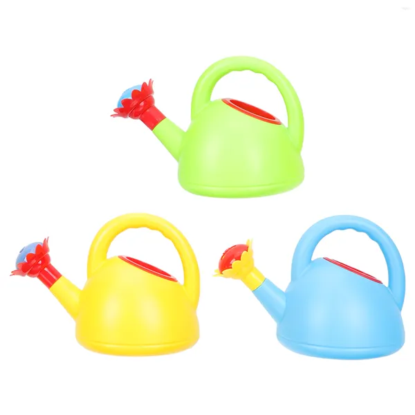 Водопольное оборудование 3pcs Cartoon Pot Toys Can Beach