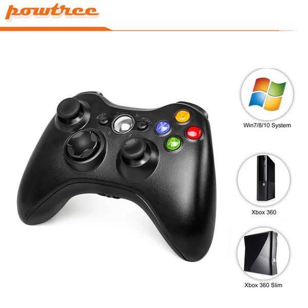 Controladores de jogo Joysticks Powtree 2.4G Wireless Controller para Xbox Series Joypad com alta qualidade Compatível com PC Windows 7 8 10 360 controle gamepad HKD230831