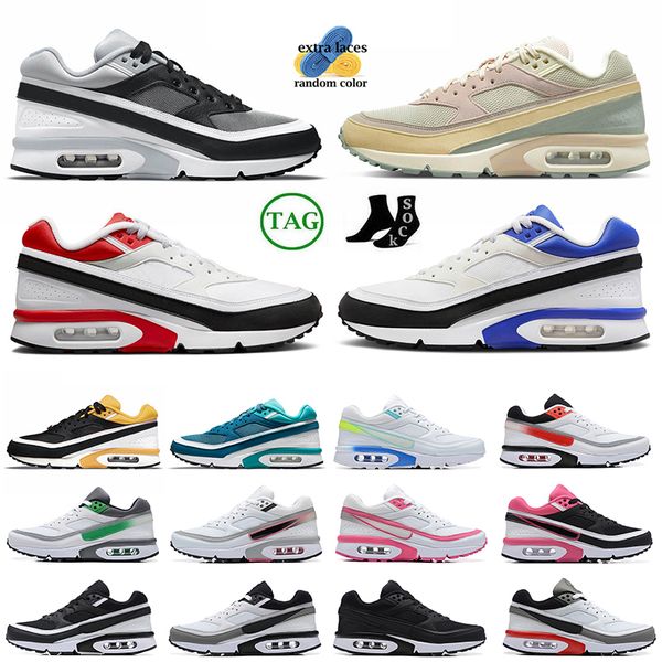 Scarpe da corsa a cuscino BW OG di alta qualità MX Classici Nero Bianco Bianco Platino Platinum Violetta Persian Canna Lyon Marina Designer MENS DOMENA SNEAKER OUTDOOR DOME