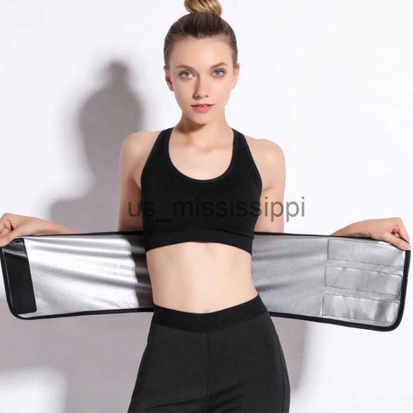 Shaper per la vita della pancia Sauna Sweat Shaper per la vita Cintura per la pancia Avvolgere Allenamento Sport Fascia per il sudore Allenatore addominale Perdita di peso Body Shaper Cintura per il controllo della pancia x0902