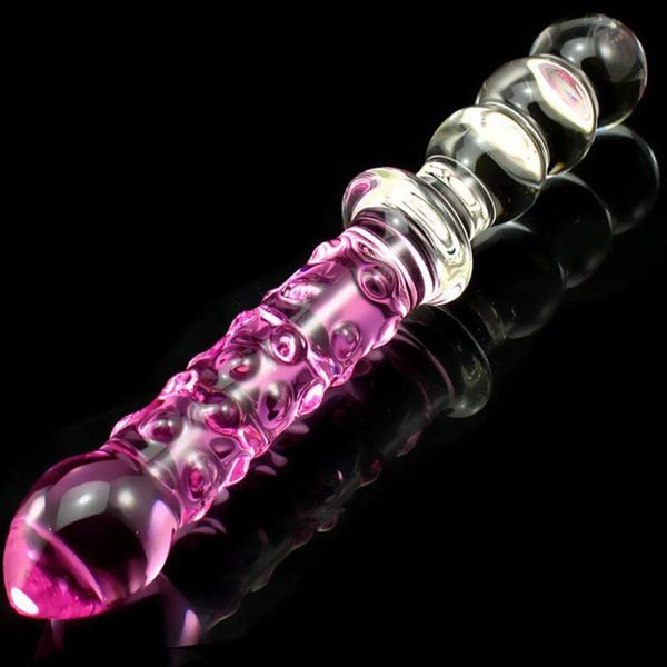 Anal brinquedos cristal contas de vidro bolas vibrador butt plug gspot estimulador sexo para mulheres casais ânus massagem erótico adulto 230901