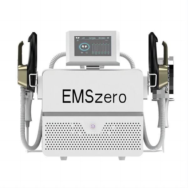 Máquina portátil de massagem com rolo EMSzero 2 em 1 EMSlim Building Estimulador muscular 4 alças RF EMS Rolo escultura corporal 13 Teslas Máquina HIEMT para levantamento de nádegas