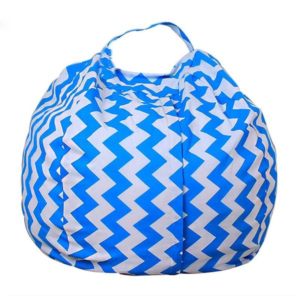 Sacs de rangement en toile souple pour jouets en peluche d'enfants, sacs de haricots, chaise de chambre à coucher, tapis de chambre d'animaux en peluche, sac à vêtements Portable