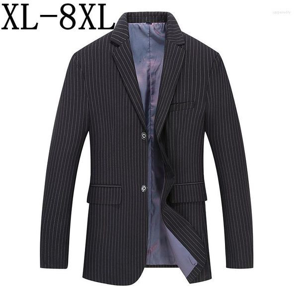 Abiti da uomo 7XL Taglia 8XL 6XL 2023 Giacca da uomo di marca Giacca sportiva Autunno Affari di alta qualità Blazer masculino allentato