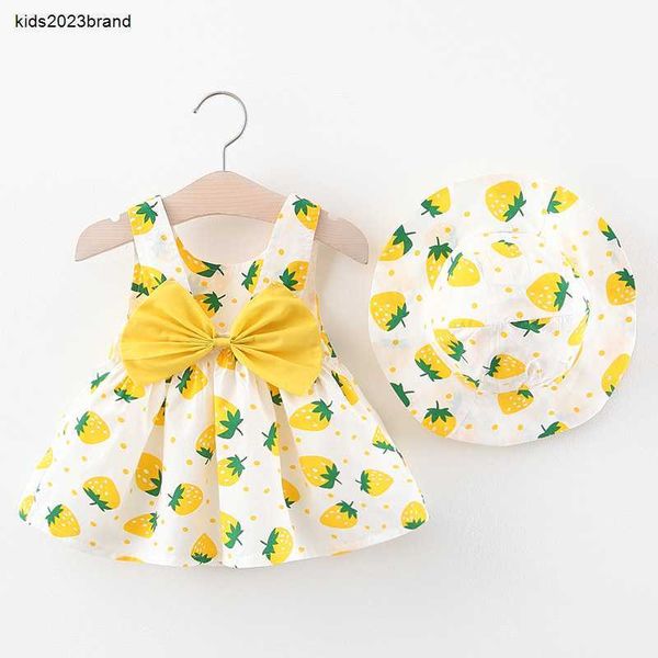Designer Mädchen Kleid Mode Kleider 1-3 Jahre altes Baby Sommerkleid Kinder Prinzessin Kinder tragen Kleidung 6 Monate Boutique