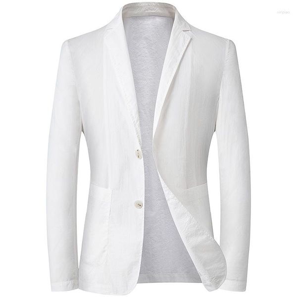 Erkek Suit 2023 Moda Yakışıklı Modaya Modeli Üst Düzey Bahar ve Yaz Günlük Sıradan Renk İnce Bölüm Güneş Koruma Tek Takım