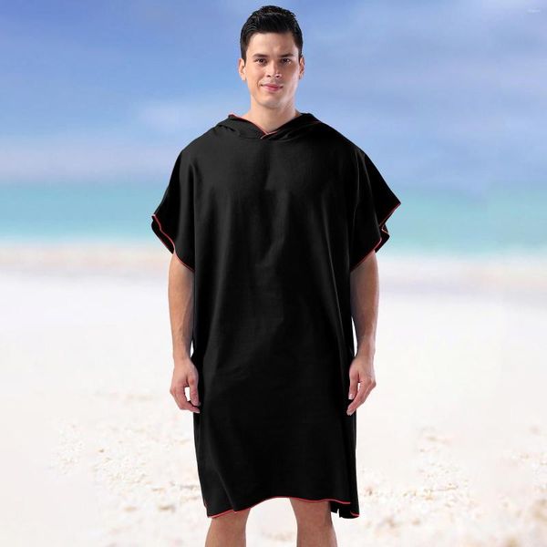 Indumenti da notte da uomo Surf Beach Poncho Muta Cambiare asciugamano Accappatoio con cappuccio per il surf Nuoto Costume da bagno Adulti Uomini Pantaloni 12xl