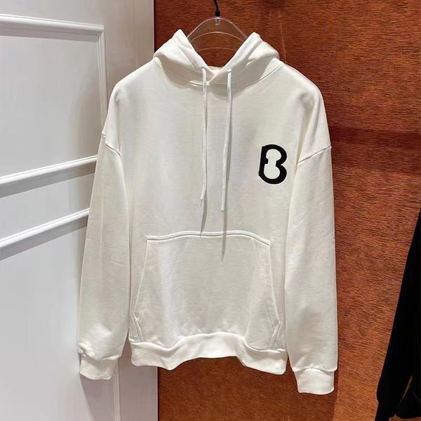 23SS Erkekler Hoodie High Sweatshirt Moda Sıkı Elbise Baskılı Nakış Kadınlar Uzun Kollu Külkü Gündelik Sporlar Giyim Yuvarlak Boyun Hoodie Tasarımcı Çift Üst S-5XL