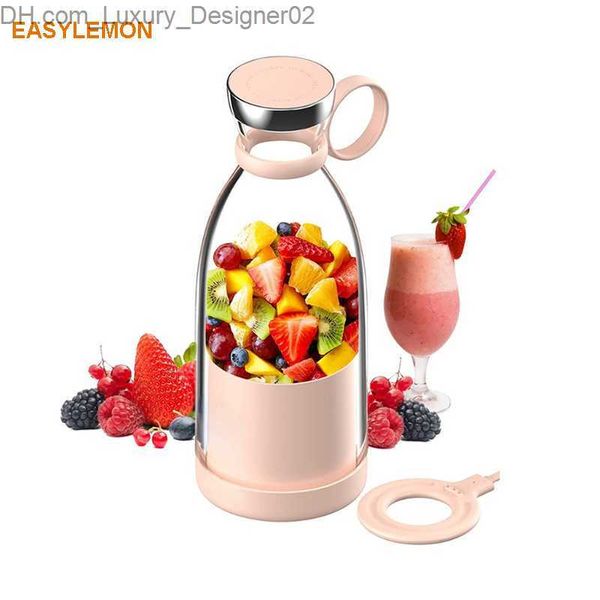 Spremiagrumi ricaricabile personale senza fili frullatore bottiglia spremiagrumi elettrico tazza macchina frullatore per succhi di frutta mini spremiagrumi portatile frullatore Q230901