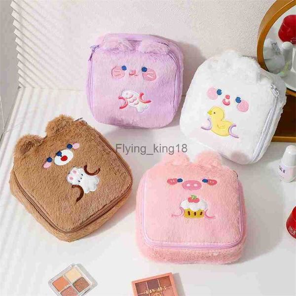 Sacos de lápis Milkjoy Kawaii Larage Capacidade Lápis Caso Coelho de pelúcia Estacionário Tote Organzier Pen Bag Bonito Bolsa Cosmética Fornecedores Escolares HKD230902