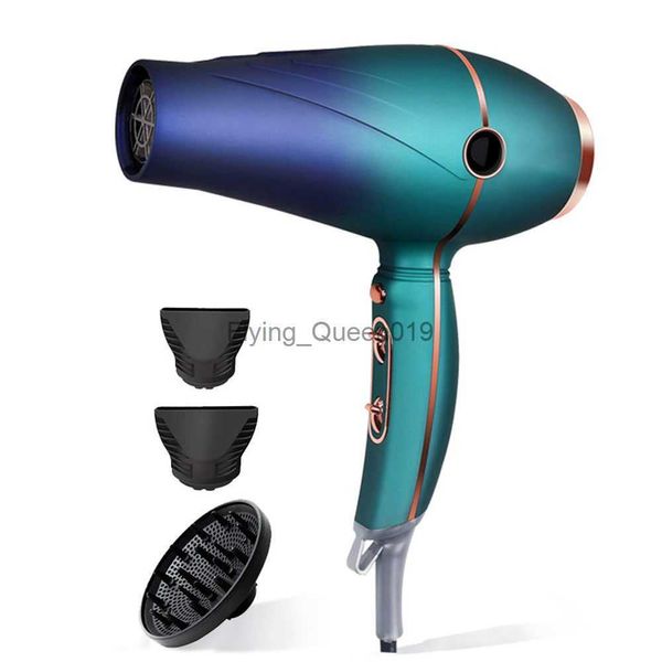 Secador de cabelo elétrico 2000W Secador de cabelo Salão profissional Secador iônico negativo com bico difusor 2 velocidades 3 configurações de calor Baixo ruído Ventos fortes HKD230902