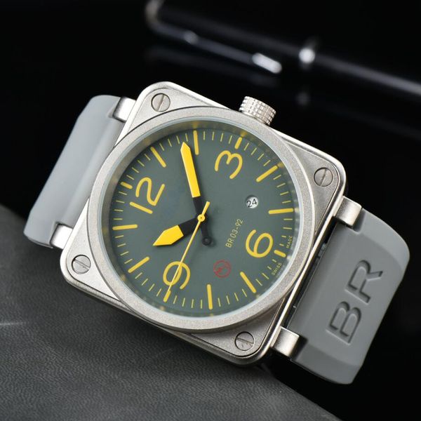 Designer relógios de pulso homens senhora relógios moda quadrado movimento mecânico relógio automático marca br relógio de pulso moderno esporte relógio de pulso Montres pulseira