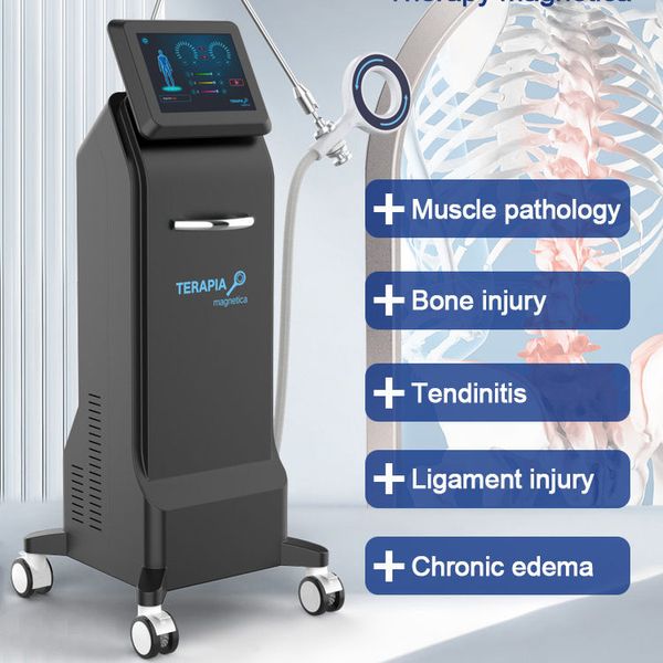 Tragbare Magnetotherapie PEMF Magnetfeldtherapie Physio Magneto Gerät Rotlichttherapie mit Nahinfrarot