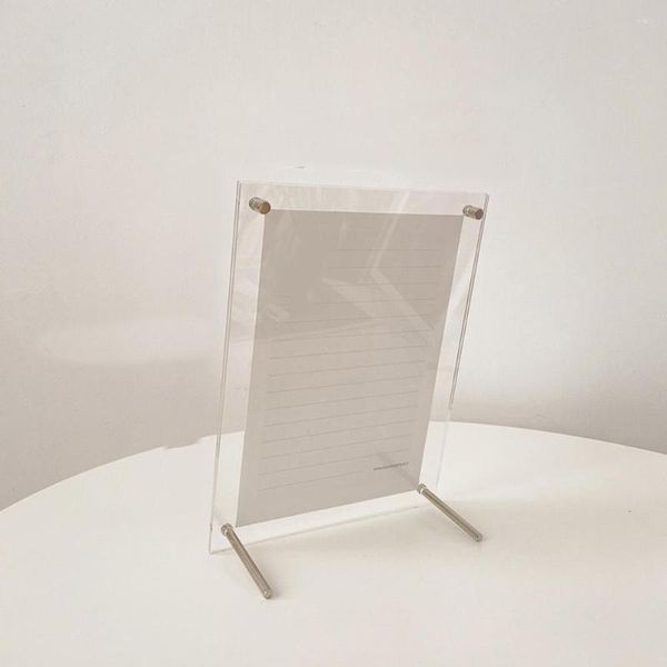 Rahmen Acryl Po Rahmen Transparent Malerei Kunst Tisch Geschäftslizenz Pocard Halter Poster Tag Display Stand