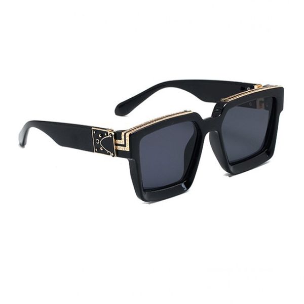 Milltonaire Womans Sunglasses 96006 Mens Sun Óculos UV Proteção Homens Designer Óculos Gradiente Metal Dobradiça Mulheres Óculos com Caixas Originais Mens Óculos