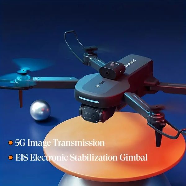 Drohne mit EIC-Kamera, Laser-Hindernisvermeidung, Headless-Modus, optische Flusspositionierung, One-Key-Return, Smart Follow, 5G-Echtzeit-Bildübertragung