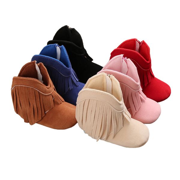Кроссовки Обувь для малышей Сапоги Borns Prewalkers Для унисекс для маленьких мальчиков и девочек Зимние согревающие мокасины Обувь с кисточками Обувь Кроссовки 230901