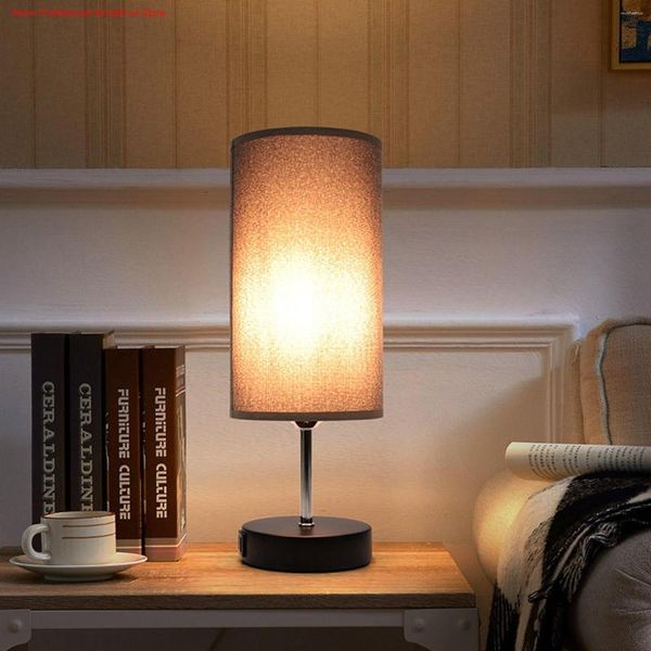 Lâmpadas de mesa LED lâmpada 3 modos de iluminação toque estilo nórdico quarto cabeceira sala de estar escritório decorativo