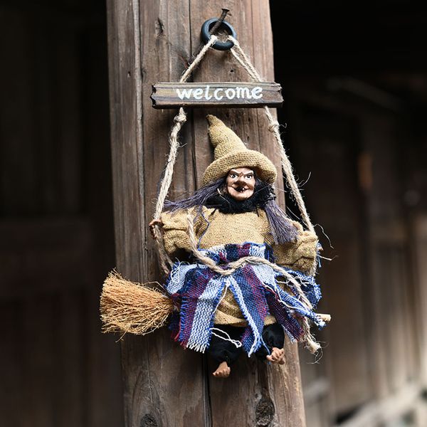 Altri articoli per feste per eventi Decorazioni di Halloween per la casa Decorazioni con ciondolo strega spaventosa Puntelli per scherzi Regalo di compleanno Decorazione per camera da letto Navidad per bambini 230901