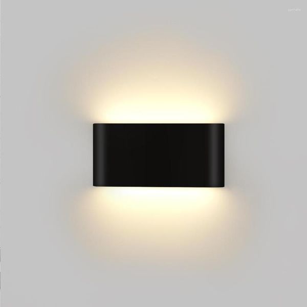 Lampada da parete moderna a LED IP65 per esterni impermeabile da giardino 6W 12W 18W in alluminio per interni per soggiorno camera da letto decorativa Lam