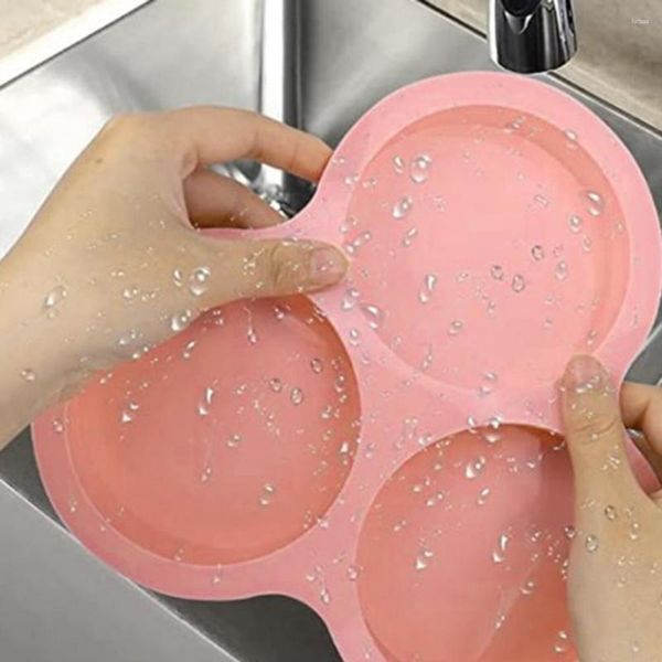 Strumenti di cottura Stampo per torta Teglia con silicone Versatile uovo senza Bpa Design a 3 cavità facile da pulire per ampie applicazioni