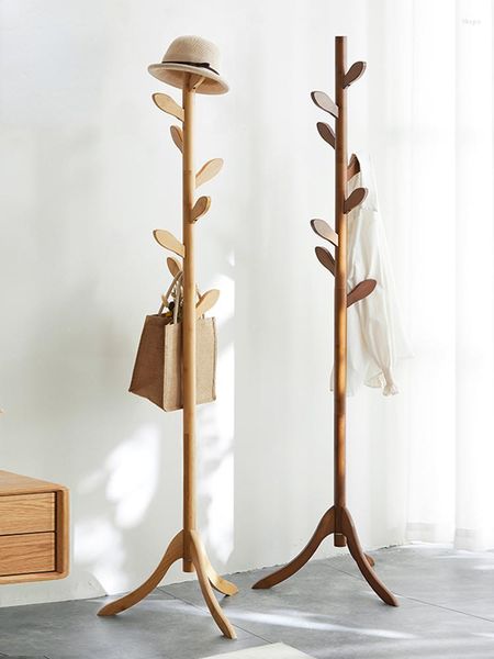 Cabides cabide de roupas chão quarto pequeno agregado familiar moderna sala simples vertical casaco prateleira rack