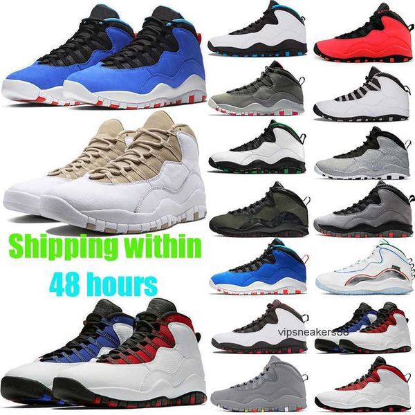 Herren-Basketballschuhe 10 10s Jumpman Wings Chicago Cool Grey I'm Back Cement Westbrook 9s 9 Herren-Sport-Turnschuhe