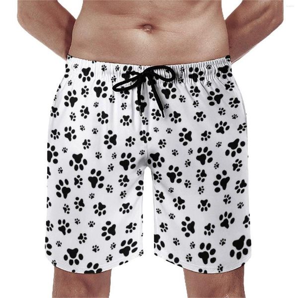 Мужские шорты для собак лап с рисунком в тренажерном зале летняя любители животных милые доски короткие брюки мужчины, бегущие серфинго удобные стволы на заказ плавания