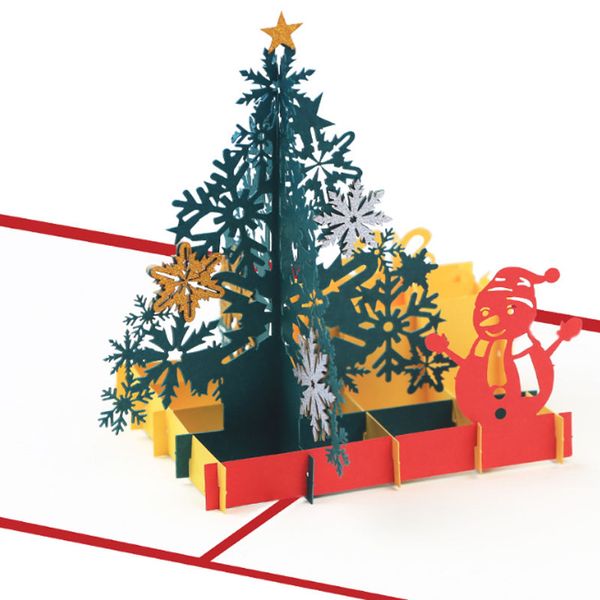 3d cartões de boas festas feliz natal artesanal caixa de papai noel cartão festivo festa abençoar suprimentos