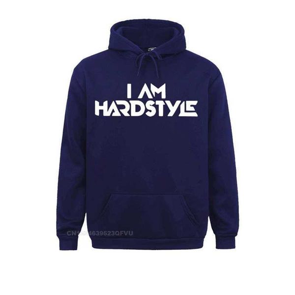 Moletons masculinos Moletons I Am Hardstyle Homens Mulheres Música Defqon Hardcore Dance Dj Techno Club Party Edm Pulôver Hoodie Premium Algodão Tops LST230902