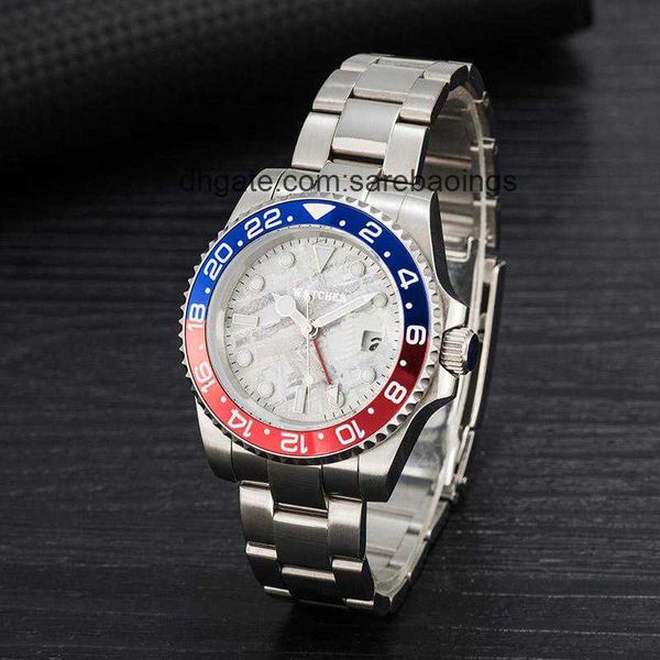 U1 Montre De Luxe Мужские автоматические часы Керамика Полностью нержавеющая сталь 40 мм Суперсветящиеся водонепроницаемые Relojes De Lujo Para Hombre 8FJC