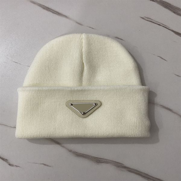 2023 WW Chapéu Moda Mens Designers Bonnet Inverno Beanie Chapéu de Lã de Malha Plus Veludo Cap Skullies Mais Grosso Máscara Fringe Beanies Chapéus 88V