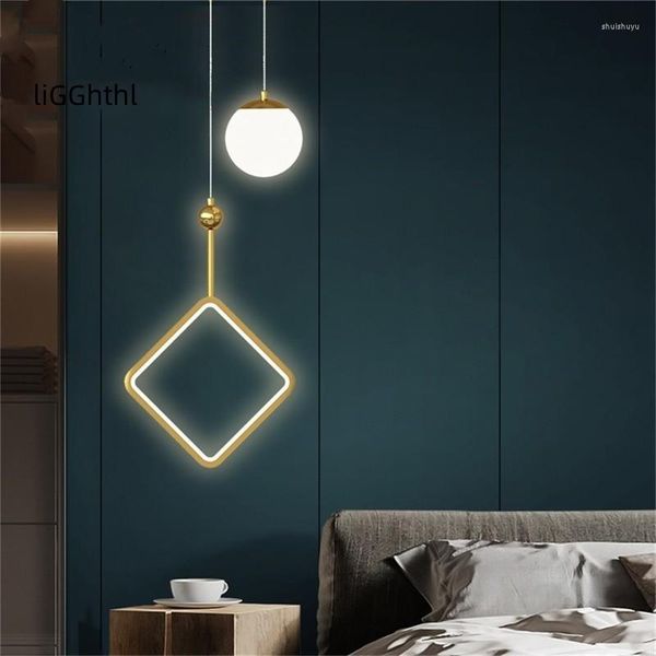 Lâmpada de parede Luzes de latão Arandelas modernas e simples LED luminária interna para decoração de casa