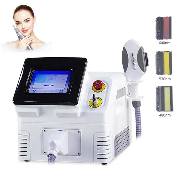 E-Light portátil OPT IPL Nd Yag Laser Depilação 755 532 1064nm Picosecond Laser 2 em 1 Não-invasão Remoção de tatuagem Clareamento da pele Uso em salão de beleza