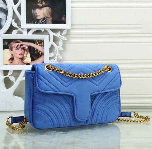 Borsa di design borsa a tracolla borsa a tracolla di lusso di marca di moda da donna classica lettera in pelle scamosciata borsa blu nera portafoglio in pelle di lusso 002