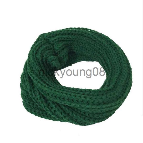 Anhänger Schals Herbst Winter Wollstrick Snood Koreanische Feste Farbe Männer Frauen Elastizität Falscher Kragen Schützen Halswirbelsäule Warmer Schal A132 x0904