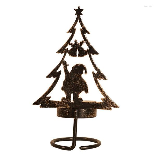 Kerzenhalter Weihnachtsbaum Teelichthalter Home Stand Metall Teelicht Dekorationen für Hochzeitsfeiern Schlafzimmer