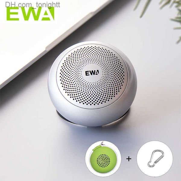 Altoparlanti portatili EWA A110 Mini altoparlante portatile senza fili Bluetooth TWS True Wireless Altoparlanti stereo Lettore musicale Cassa armonica Altoparlante in metallo Q230904