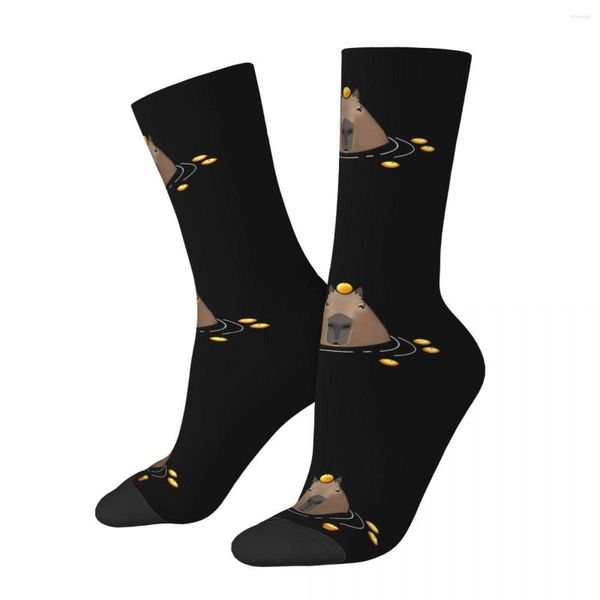 Herrensocken, Hip Hop, Vintage, niedlich, verrückt, Capybara, Unisex, Harajuku-Muster, bedruckt, lustig, glücklich, Crew, Socken, Jungen, Geschenk